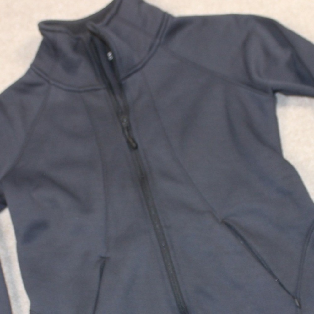 Under Armour ColdGear Womens Small Black Full Zip Fleece Lined Jacket Fitted